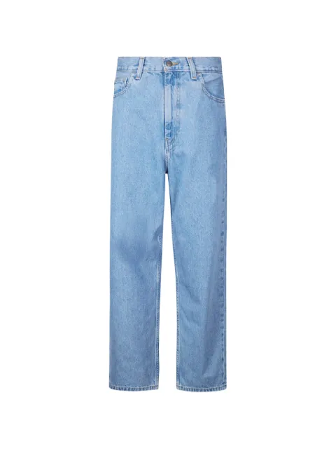 Carhartt WIP brandon bleached stone trousers Blue I035892