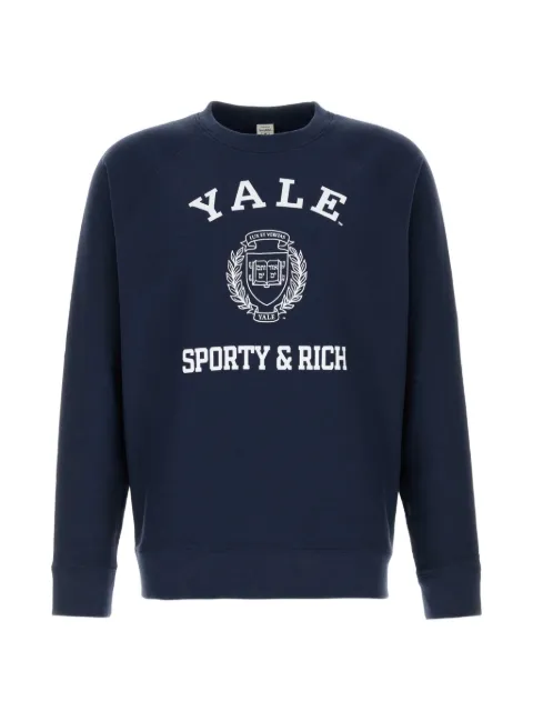 Sporty & Rich logo-print sweatshirt Blue ST082611680BL106