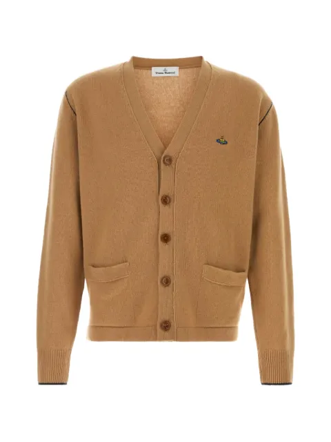 Vivienne Westwood Alex front-pockets cardigan Brown 2701002VY0018