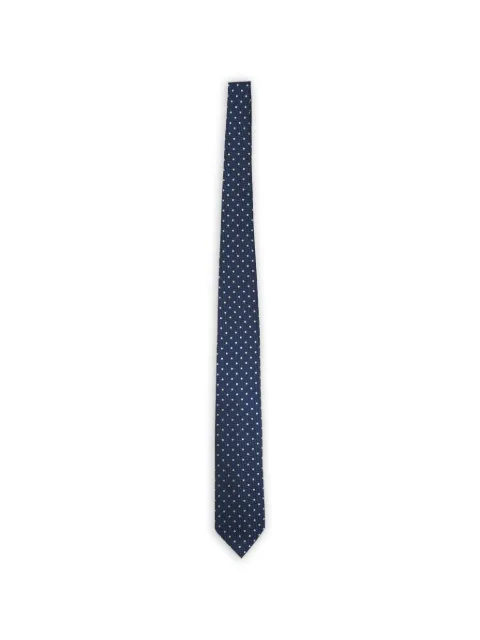 TOM FORD polka-dot tie Blue STE001S0248