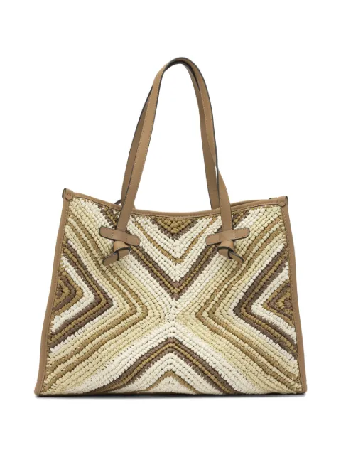 GIANNI CHIARINI geometric tote bag Neutrals BS6850COMMESIRMARCELLA11130VARCUOIO