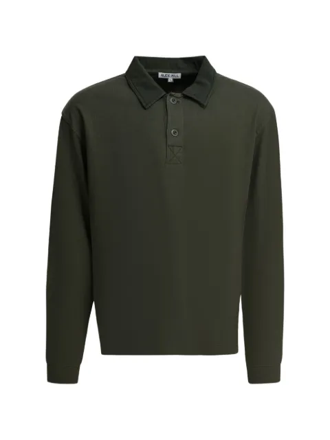 Alex Mill buttoned polo shirt Green 257MK1332616FLIGHTOLIVE
