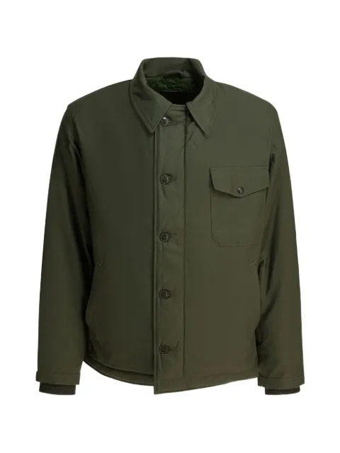 Buzz Ricksons button pocket jacket Green BR1495601OLIVEDRAB
