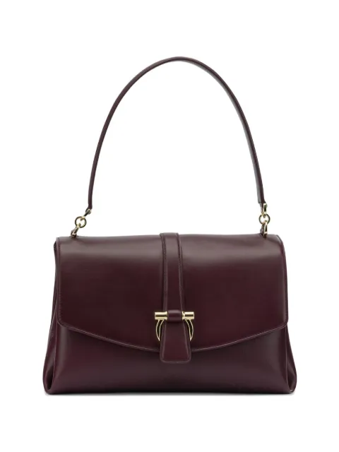 Ferragamo buckle leather tote bag Red 791194