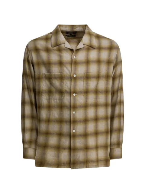 BEAMS PLUS plaid-pattern shirt Neutrals 3811167213928
