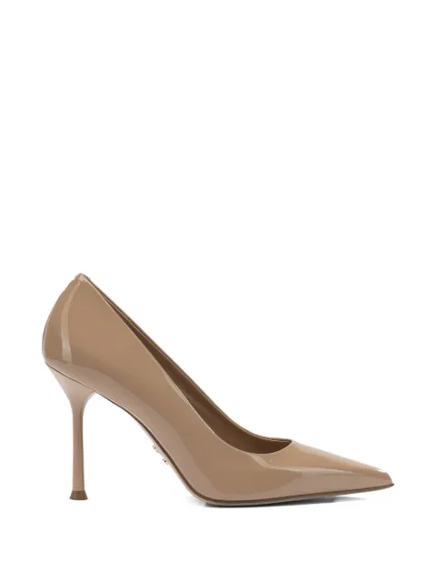 Sergio Levantesi pointed-toe heeled pumps Neutrals MUSA6VERNICENUDE