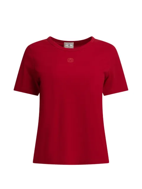 Ines De La Fressange embroidered T-shirt Red 16Y090CO381P340