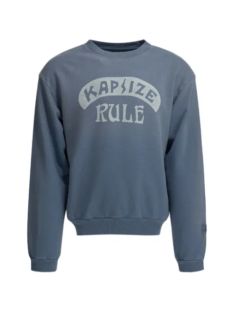 KAPITAL graphic-print sweater Blue K2511LC160SAX