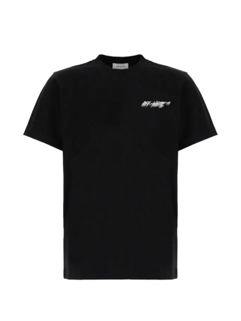 Off-White logo T-shirt Black OMAA027S26JER009