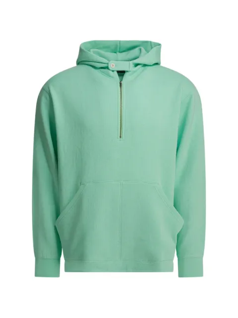 BEAMS PLUS zip-up hooded sweatshirt Green 3813021415660