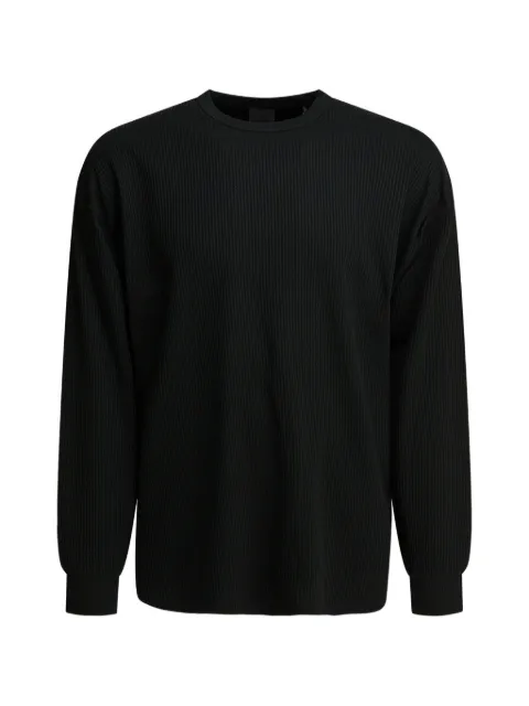 DAIWA PIER39 ribbed long-sleeve T-shirt Black 8814004770419