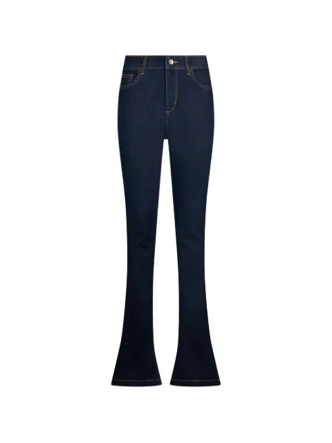 LIU JO high-rise jeans with zip Blue UA6224D4925