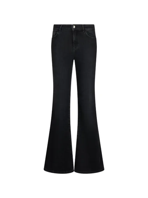 LIU JO high-rise bootcut jeans Black UA6159D0264