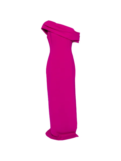 Amsale off-shoulder maxi dress Pink P957P