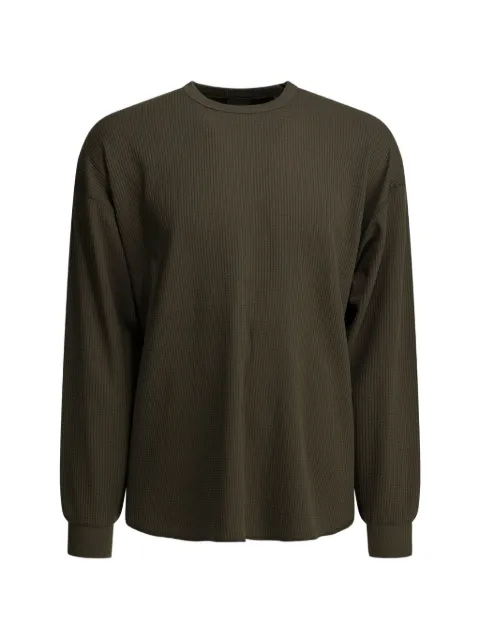 DAIWA PIER39 waffle long-sleeve T-shirt Green 8814004770426