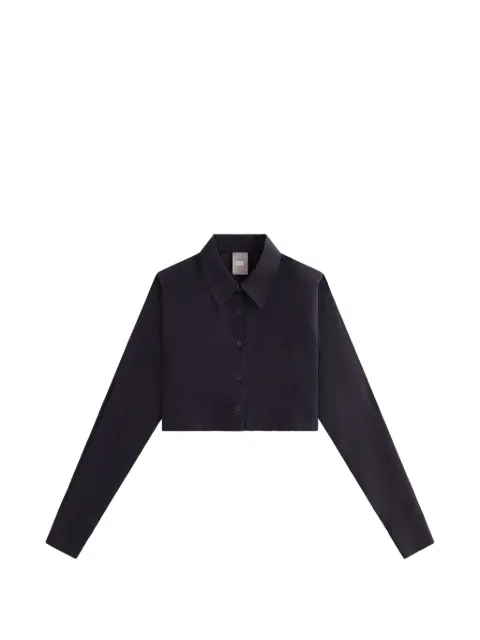 KITH cropped button-down shirt Black KHW030333001
