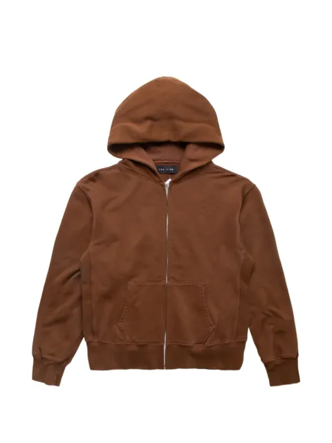 Les Tien zip hoodie Brown CF1011OW