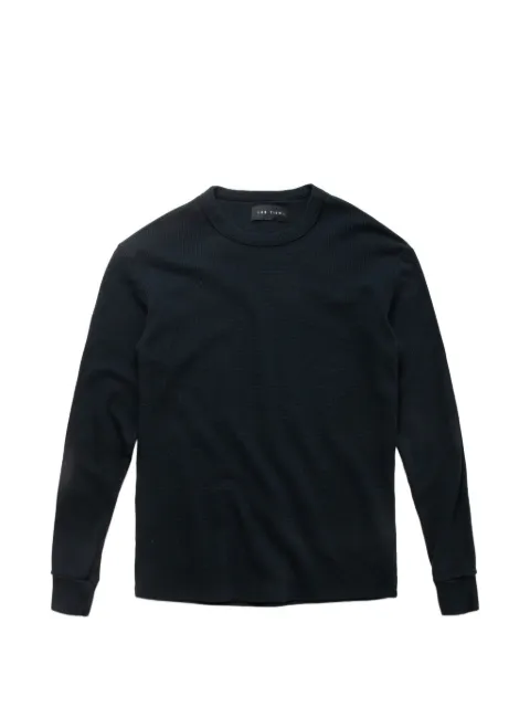 Les Tien long-sleeve crew-neck top Black TH2107