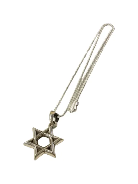 Chrome Hearts David’s Star pendant necklace Silver CHRM0752