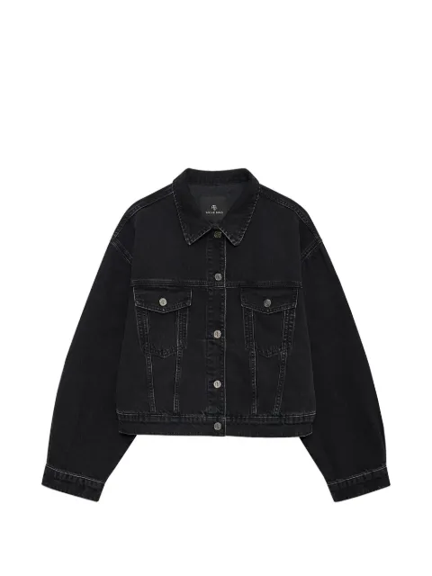 ANINE BING Quincy button-up jacket Black A0111909