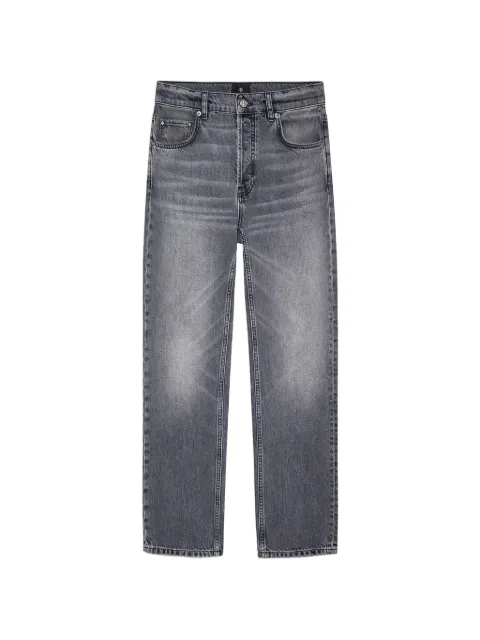 ANINE BING Kate washed-effect jeans Grey A0612207