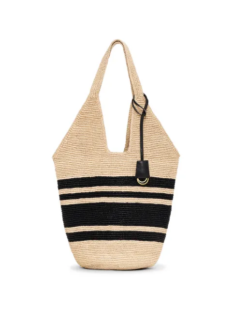 ANINE BING stripes leah tote bag Neutrals A1312185