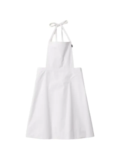 Miu Miu poplin apron mini dress White MCX357SOOO19SE