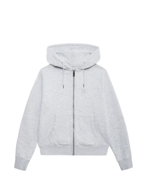ANINE BING Casper zip-up hoodie Grey A0811999