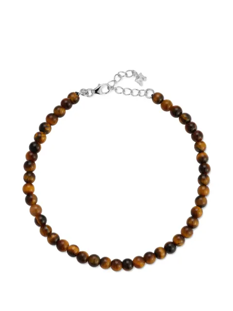 Mateo 4mm tigers eye bracelet Brown 4MMTIGERSEYEBRACELET