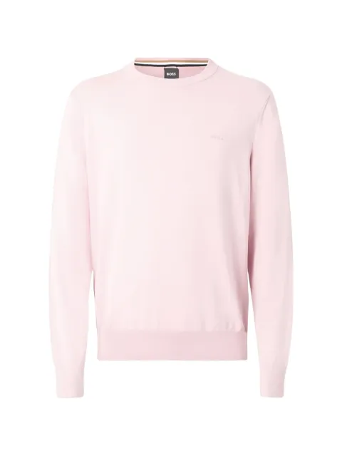 BOSS Upacas crew-neck sweater Pink 50556344