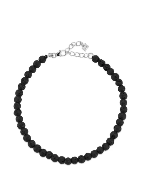 Mateo 4mm lava rock bracelet Black 4MMLAVAROCKBRACELETSS