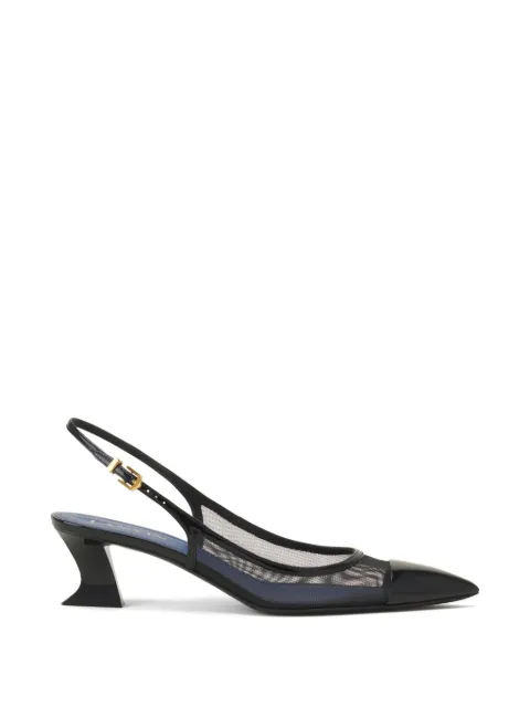 Lanvin point-toe sling-back pumps White FWPUMP14MEVEE26