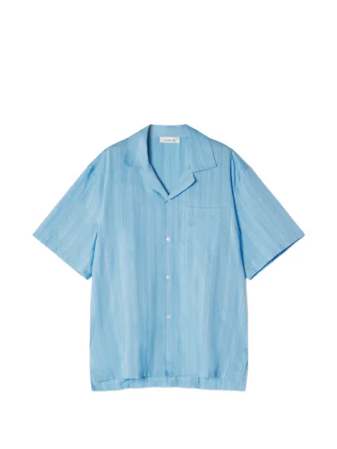 Lanvin striped button shirt Blue RMSI00116313E26