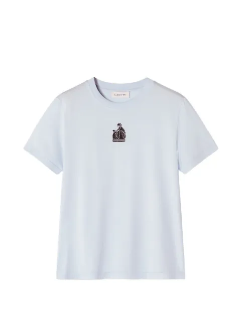 Lanvin Mother and Daughter graphic crew-neck T-shirt White RWTS0030J320E26