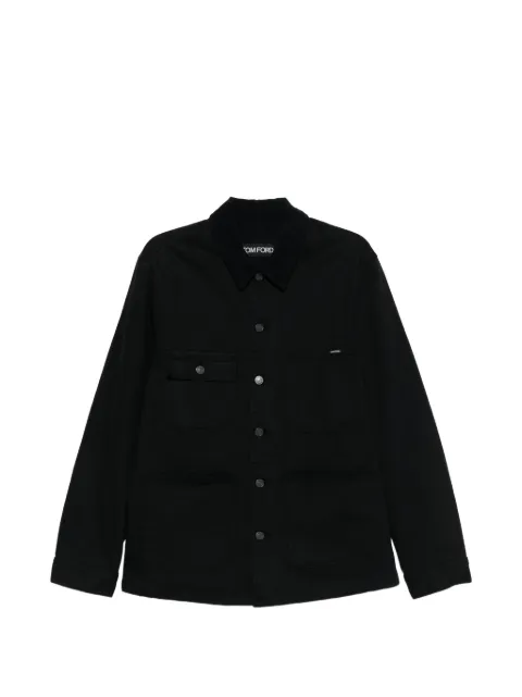 TOM FORD multiple-pockets jacket Black DJR003DMC102