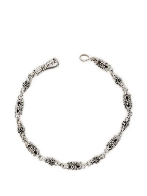 Amal Guessous floral bead necklace Silver JWC51