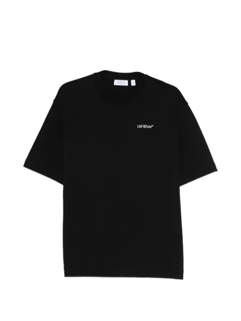 Off-White cotton t-shirt Black OMAA120S26JER0080001