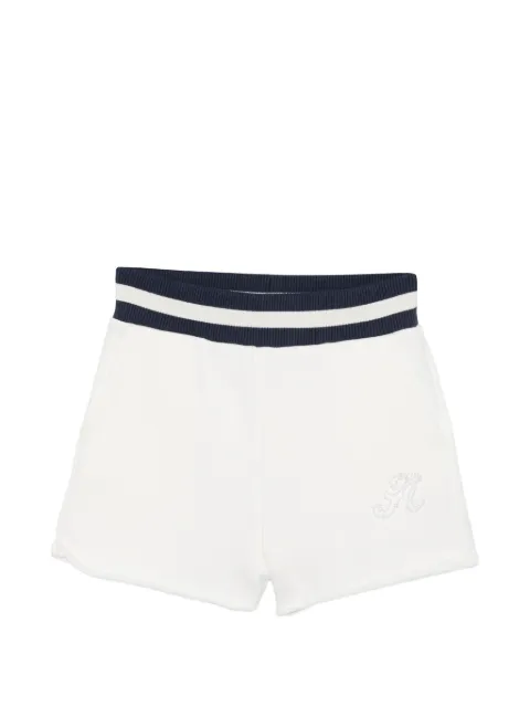 Autry ribbed trim logo shorts White 631SHPW040WPE26