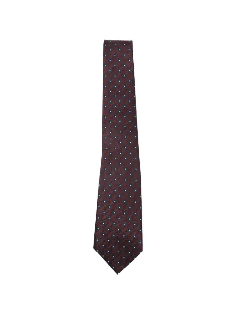 Zegna square polka dot tie Red Z3C82TA31PB