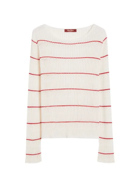 Max Mara striped sweater Neutrals MSTPEDONE012BIANCO