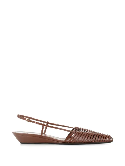 Giuseppe Zanotti Orsola woven slingback sandals Brown E650001002ORSOLA25CH