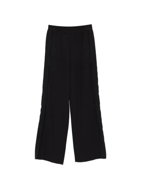 TWINSET recycled crêpe Chine trousers Black 261TE2050