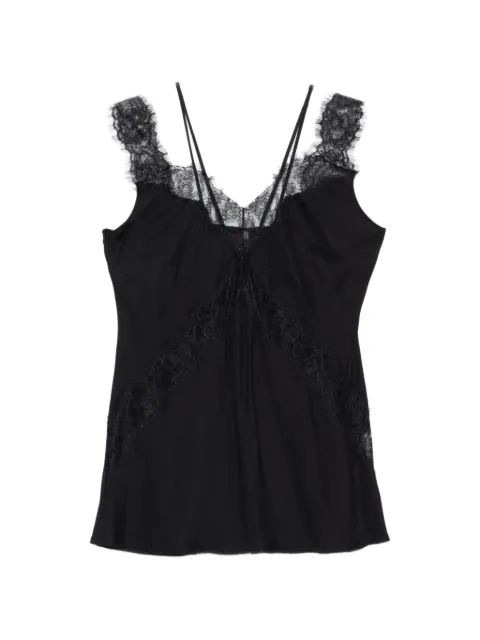 PINKO lace lingerie top Black 106623A385