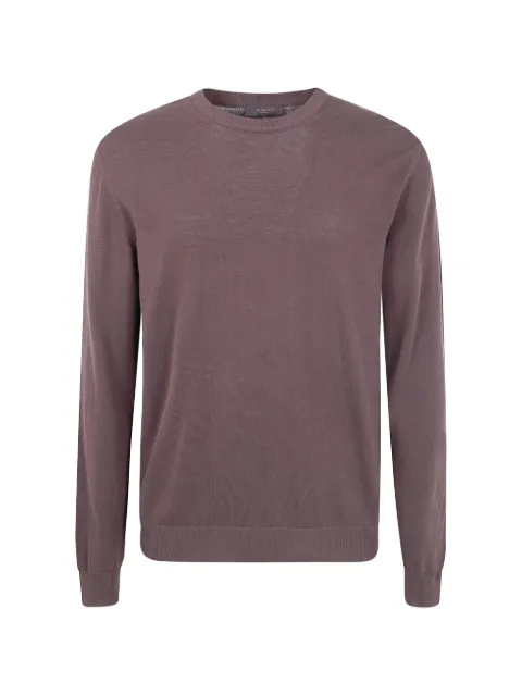 Zanone crew-neck sweater Brown 810234ZY318