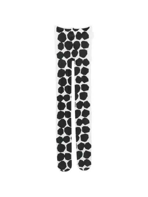 Issey Miyake Pre-Owned 2000s geometric-shape leggings White IM120AKF