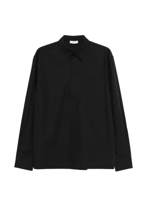 Paolo Pecora long-sleeve chest-pocket shirt Black G03201879000