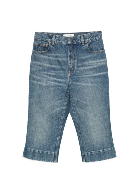 Chloé belt-loop pocket shorts Blue CH26SDS03257