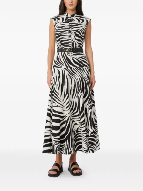 Max Mara zebra-print dress White 2616221142600