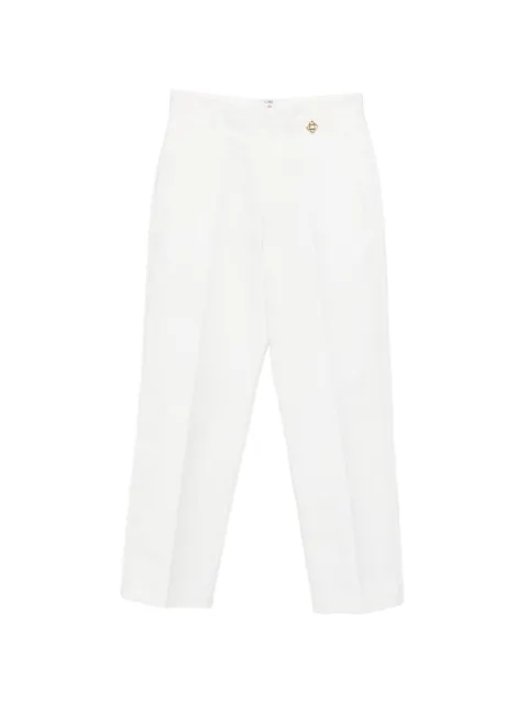 Casablanca floral-pattern trousers White MSP26TR37901