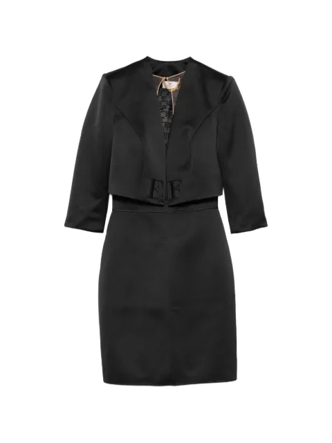 Elisabetta Franchi appliqué dress Black TB00161E2